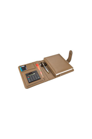 Organizer Ajanda Kılıflı A5 Tarihsiz Çizgili 160 Yaprak 14x20 Defterli Ortadan Dilli Rainbow Vegan 17x22 cm