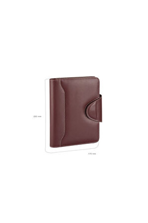 Organizer Ajanda Kılıflı A5 Tarihsiz Kareli 160 Yaprak 14X20 Defterli Geniş Dilli Rainbow Vegan 17x22 cm