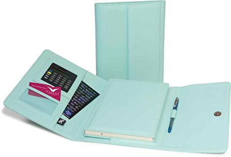 2K ORG.DİPLOMAT 17X24 MIK.KAPAK SU YEŞİLİ ÇİZGİLİ 5218