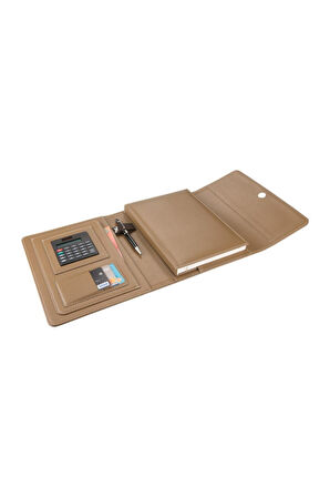 Organizer Ajanda Kılıflı Tarihsiz Kareli 160 Yaprak 17x24 Defterli Mıknatıs Kapaklı Rainbow Vegan 22x26 cm