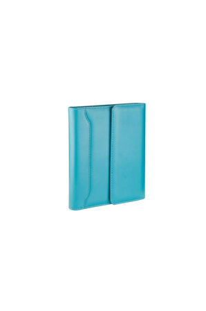 Organizer Ajanda Kılıflı Tarihsiz Kareli 160 Yaprak 17x24 Defterli Mıknatıs Kapaklı Rainbow Vegan 22x26 cm