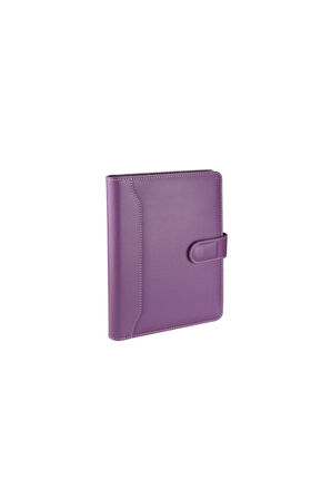 Organizer Ajanda Kılıflı Tarihsiz Çizgili 160 Yaprak 17x24 Defterli Dilli Mıknatıslı Rainbow Vegan 20x26 cm
