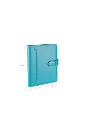 Organizer Ajanda Kılıflı Tarihsiz Kareli 160 Yaprak 17x24 Defterli Dilli Mıknatıslı Rainbow Vegan 20x26 cm