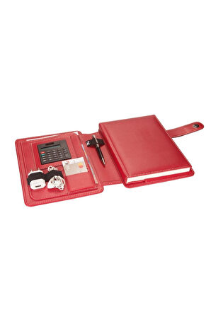 Organizer Ajanda Telefon Kılıflı Tarihsiz Çizgili 160 Yaprak 17x24 Defterli Rainbow Vegan 20x26 cm