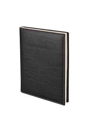Deri Defter Günlük Journal Ajanda Tarihsiz Kareli 160 Yaprak Baron Vegan 20x28 cm
