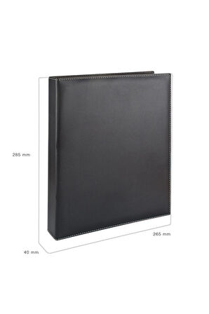 Kartvizit Albümü 10 Sıralı 500 Kartlık İndeksli Business Card Album Vegan 26x32 cm