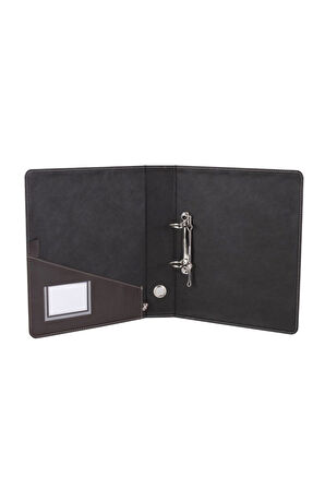 Evrak Sunum Tanıtım Firma Klasörü 5 cm 2 Halkalı A4 350 Yaprak Kapasiteli Ring Binder File Vegan 28x32 cm