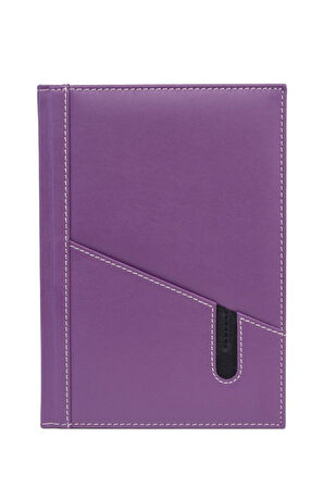 Deri Defter Günlük Journal Ajanda Tarihsiz Düz Telefon Kılıflı 160 Yaprak Vegan 17x24 cm