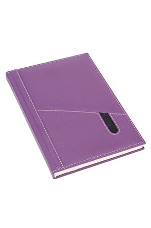 Deri Defter Günlük Journal Ajanda Tarihsiz Düz Telefon Kılıflı 160 Yaprak Vegan 17x24 cm