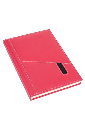 Deri Defter Günlük Journal Ajanda Tarihsiz Düz Telefon Kılıflı 160 Yaprak Vegan 17x24 cm