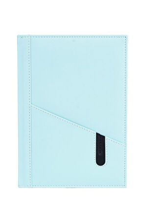 Deri Defter Günlük Journal Ajanda Tarihsiz Düz Telefon Kılıflı 160 Yaprak Vegan 17x24 cm