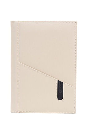 Deri Defter Günlük Journal Ajanda Tarihsiz Çizgili Telefon Kılıflı 160 Yaprak Vegan 17x24 cm