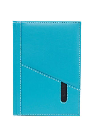 Deri Defter Günlük Journal Ajanda Tarihsiz Kareli Telefon Kılıflı 160 Yaprak Vegan 17x24 cm