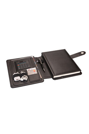 Organizer Ajanda Telefon Kılıflı Tarihsiz Çizgili 160 Yaprak 17x24 Defterli Rainbow Vegan 20x26 cm