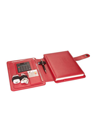 Organizer Ajanda Telefon Kılıflı Tarihsiz Çizgili 160 Yaprak 17x24 Defterli Rainbow Vegan 20x26 cm