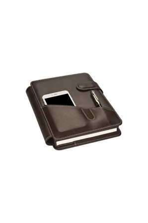 Organizer Ajanda Telefon Kılıflı Tarihsiz Kareli 160 Yaprak 17x24 Defterli Rainbow Vegan 20x26 cm