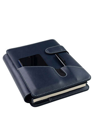 Organizer Ajanda Telefon Kılıflı Tarihsiz Kareli 160 Yaprak 17x24 Defterli Rainbow Vegan 20x26 cm