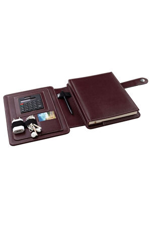 Organizer Ajanda Telefon Kılıflı Tarihsiz Kareli 160 Yaprak 17x24 Defterli Rainbow Vegan 20x26 cm