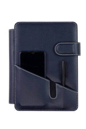 Organizer Ajanda Telefon Kılıflı 15x21 4 Delikli Tarihsiz Kareli Blok 4 Halkalı Rainbow Vegan 20x26 cm