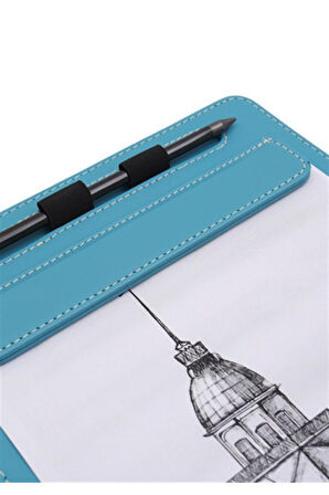 Kapaksız Sekreterlik Mıknatıslı Sanatsal Çizim A4 Rainbow Art Clip Board Vegan 23,5x35,5 cm