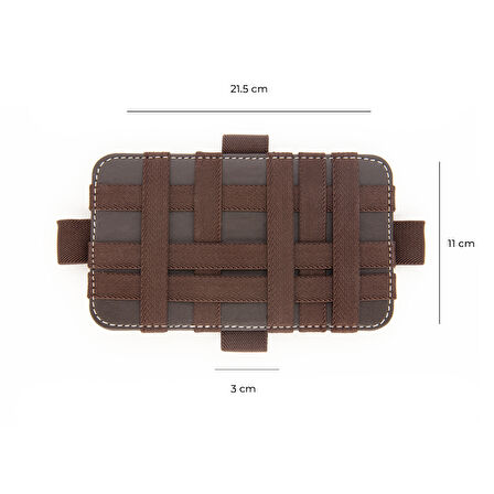 The Hammal by 2K Telefon,Kalem ve Aksesuar Taşıyıcı Ajanda ve Defter Organizeri,Kaydırmaz Lastikli,Vegan,11x21,5 cm.