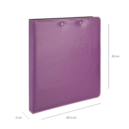 Evrak Sunum Tanıtım Firma Klasörü Sekreterlik A4 150 Yaprak Kapasiteli Ring Binder File Vegan 26,5x32 cm
