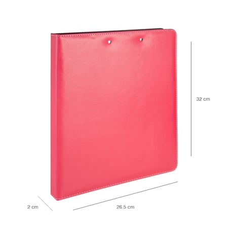 Evrak Sunum Tanıtım Firma Klasörü Sekreterlik A4 150 Yaprak Kapasiteli Ring Binder File Vegan 26,5x32 cm