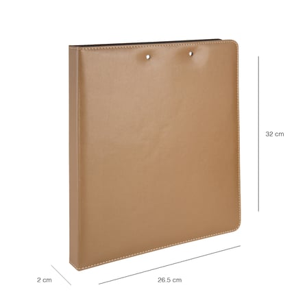 Evrak Sunum Tanıtım Firma Klasörü Sekreterlik A4 150 Yaprak Kapasiteli Ring Binder File Vegan 26,5x32 cm