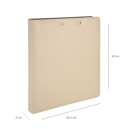 Evrak Sunum Tanıtım Firma Klasörü Sekreterlik A4 150 Yaprak Kapasiteli Ring Binder File Vegan 26,5x32 cm
