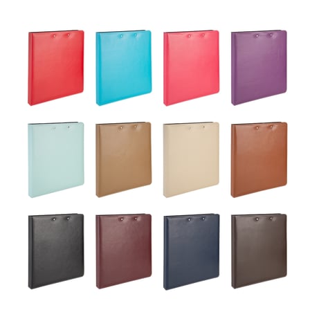 Evrak Sunum Tanıtım Firma Klasörü Sekreterlik A4 150 Yaprak Kapasiteli Ring Binder File Vegan 26,5x32 cm