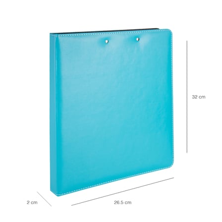Evrak Sunum Tanıtım Firma Klasörü Sekreterlik A4 150 Yaprak Kapasiteli Ring Binder File Vegan 26,5x32 cm
