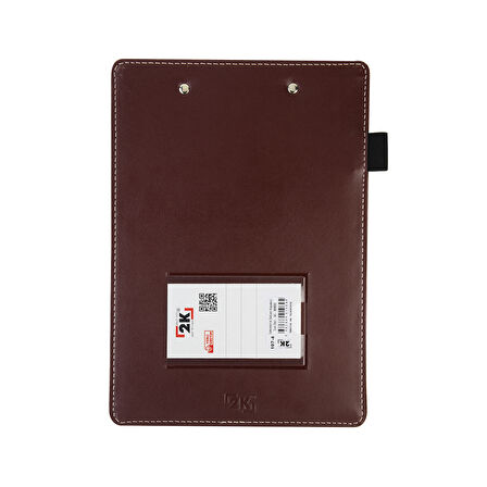 Sekreterlik,A5 Küçük Boy,Kapaksız,A5 Clipboard Vegan Suni Deri,17,5x24,5 cm.,Bordo