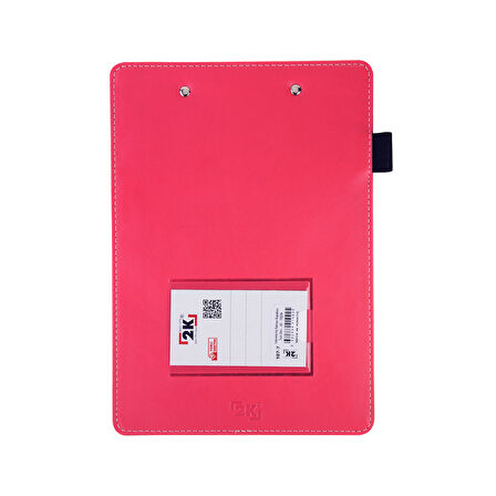 Sekreterlik,A5 Küçük Boy,Kapaksız,A5 Clipboard Vegan Suni Deri,17,5x24,5 cm.,Fuşya/Pembe
