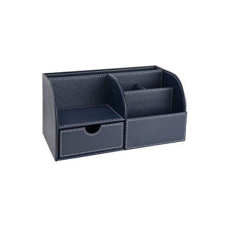 Masaüstü Düzenleyici,Kalemlik,Kumandalık,Küpbloknotluk,Tabletlik,Kitaplık,6 Gözlü,Çekmeceli,Desktop Organizer,Vegan,24,5*13*12