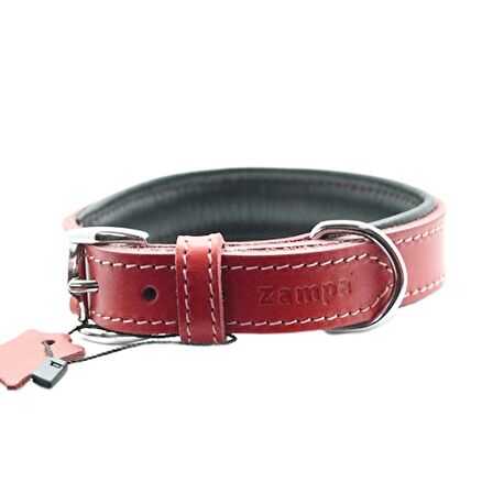 Yumuşak Dokulu Gerçek Deri Tribeca Köpek Boyun Tasması 3x54cm