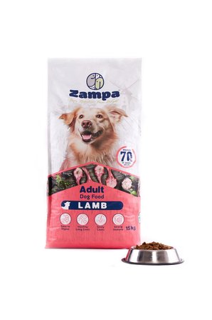 Zampa Kuzu Etli ve Pirinçli Yetişkin Köpek Maması 15kg