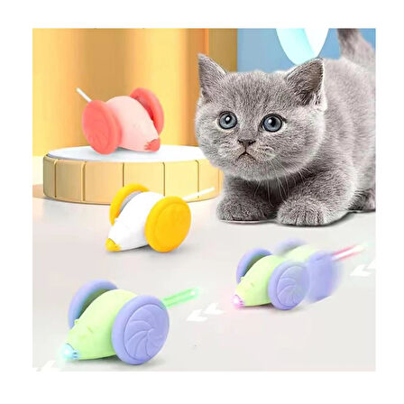 Zampa Fare Şeklinde Şarjlı Hareketli Kedi Oyuncağı 9cm