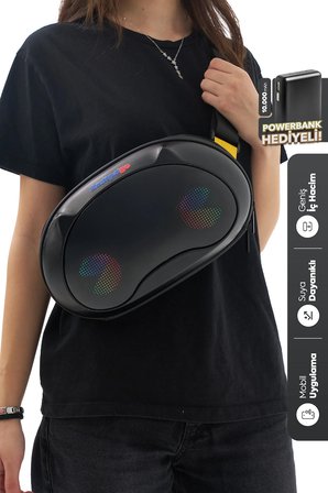 ShadowCat Led Işıklı Bel Çantası– Su Geçirmez, Darbe Dayanıklı, 10.000 mAh Powerbank Hediyeli