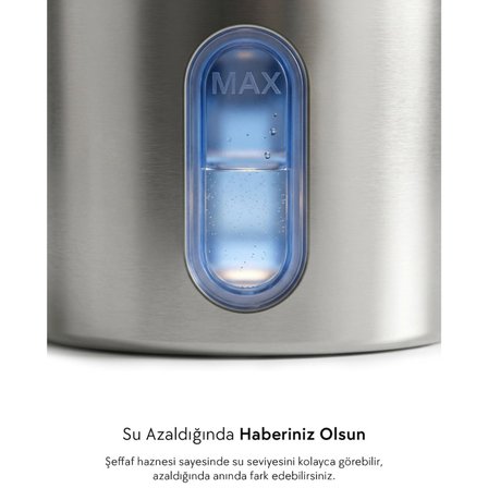 Zampa Zampa Kedi ve Köpekler İçin Oval Sensörlü Bataryalı Çelik Otomatik Su Pınarı 3.2 Litre