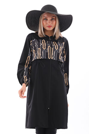 Tek Üst Paraşüt Tam Kapalı Tesettür Mayo 2451 Golden | 3XL