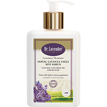 Dr. Lavender Doğal Bitkisel Lavanta Yağlı Sıvı Sabun 300 gr