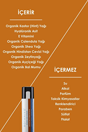 Kaş Zenginleştirici & Besleyici Balm | Güçlü, Canlı, Dolgun Kaşlar | Organik İçerikli | 5 ml Stick