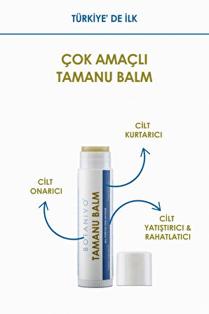 Çok Amaçlı Tamanu Balm | Cilt Kurtarıcı, Onarıcı, Yatıştırıcı | Organik İçerikli | 5 ml Stick