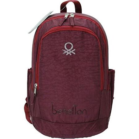 United Colors of Benetton Sırt Okul Çantası 70017 Bordo