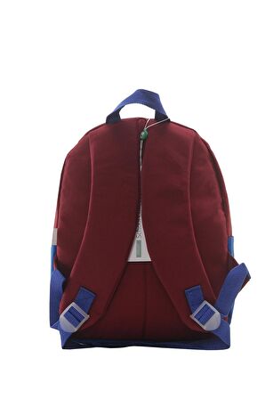 Benetton Anaokul Sırt Çantası Bordo Mavi 70099