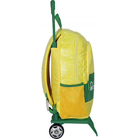 United Colors Of Benetton Çekçekli Okul Çantası 70145 Sarı