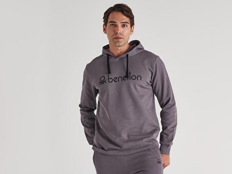 Benetton Kapüşonlu Erkek Sweatshirt