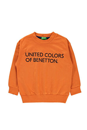 Kız Çocuk Sweatshirt - Turuncu | 13-14 Yaş