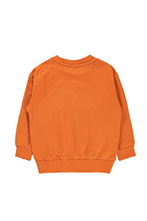 Kız Çocuk Sweatshirt - Turuncu | 13-14 Yaş