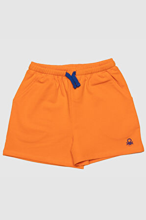 BENETTON KIZ ÇOCUK ŞORT-TURUNCU | 7-8 Yaş